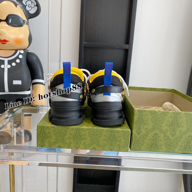 gucci情侶款運動鞋 古馳2022專櫃新款休閒跑鞋 古琦四季款休閒鞋 dx1585